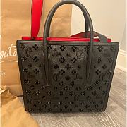 Christian Louboutin Paloma Top Handle Black Bag 32cm - 1