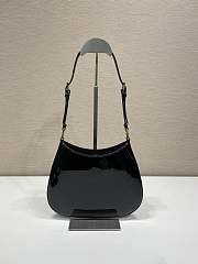 Prada Cleo Patent Black Bag 22x18.5x4.5cm - 5