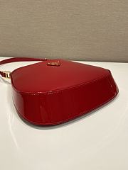 Prada Cleo Patent Red Bag 22x18.5x4.5cm - 3