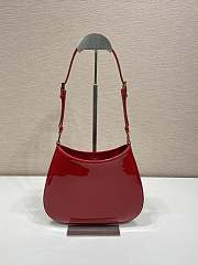 Prada Cleo Patent Red Bag 22x18.5x4.5cm - 2