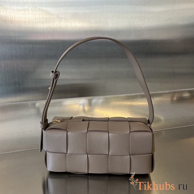 Bottega Veneta Small Brick Cassette Taupe Grey 23.5x10x10cm - 1