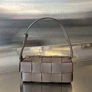 Bottega Veneta Small Brick Cassette Taupe Grey 23.5x10x10cm - 1