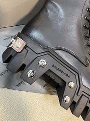 Balenciaga Bulldozer Lace-Up Boot Black - 5