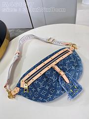 Louis Vuitton LV Bumbag Blue Denim 38x16x8cm - 1