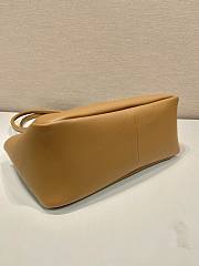 Prada Medium Leather Handbag Tan 28x16x10cm - 4