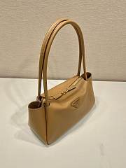 Prada Medium Leather Handbag Tan 28x16x10cm - 2