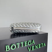 Bottega Veneta Knot Minaudiere Silver 20x12x5.5cm - 3