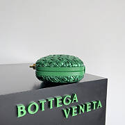 Bottega Veneta Knot Minaudiere Green 20x12x5.5cm - 3