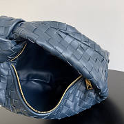 Bottega Veneta Teen Jodie Navy Blue 36x21x13cm - 4