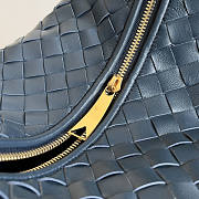 Bottega Veneta Teen Jodie Navy Blue 36x21x13cm - 3