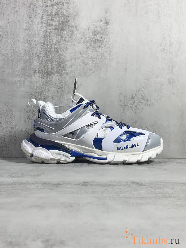 Balenciaga Track Sneaker White Blue - 1