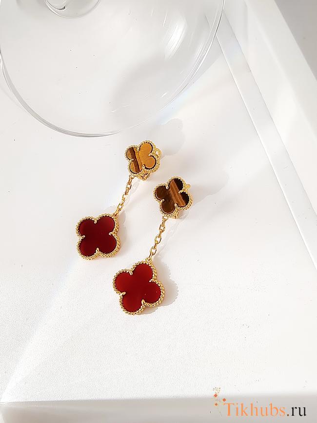 Van Cleef Arpels Red Earrings - 1