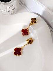 Van Cleef Arpels Red Earrings - 4