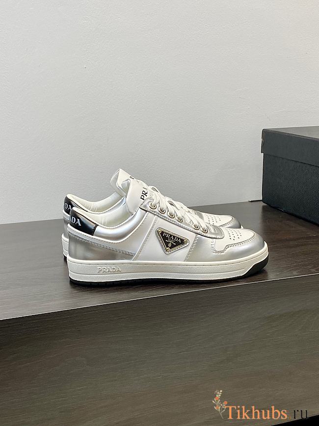 Prada Downtown Sneaker White Silver - 1