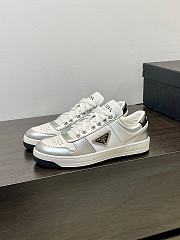 Prada Downtown Sneaker White Silver - 4