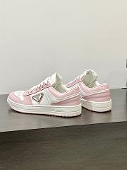 Prada Downtown Sneaker White Pink - 3