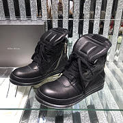 Rick Owens Men's Black Bumper Geobasket Sneakers - 4