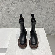 Bottega Veneta Tire Chelsea Boot Black Brown - 2