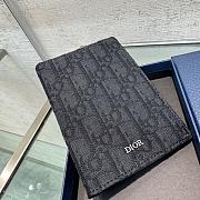 Dior Passport Holder Black 10x13.3cm - 4