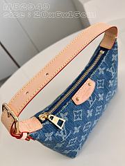 Louis Vuitton LV Hills Pochette Denim 20.5x6x16cm - 4