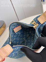 Louis Vuitton LV Hills Pochette Denim 20.5x6x16cm - 3