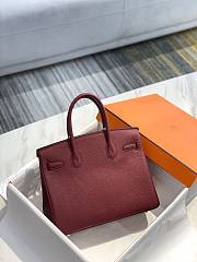 Hermes Birkin Wine Red Togo Gold Hardware  - 5