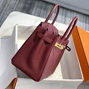 Hermes Birkin Wine Red Togo Gold Hardware  - 2