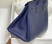 Hermes Birkin Navy Blue Gold Hardware - 2