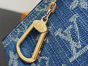 Louis Vuitton LV Key Pouch Denim 12 x 7 x 1.5 cm - 2