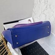 Chanel Shopping Bag Shaded Purple Blue Dark Blue 34cm - 6