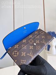 Louis Vuitton LV Emilie Wallet Blue 19 x 10 x 2 cm - 3