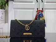 Louis Vuitton LV Wallet On Chain Lily Black 20.5 × 10 × 3.5 cm - 1