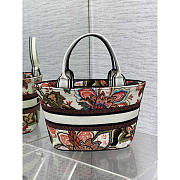 Dior Hat Basket Bag Natural Multicolor 27 x 20 x 8 cm - 3