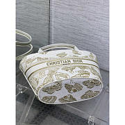 Dior Hat Basket Bag White Gold Gradient Butterflies 27 x 20 x 8 cm - 6