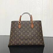 Louis Vuitton LV Flower Handbag Shoulder Bag Brown 34x24x13cm - 4