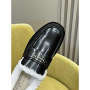 Dior Loafer Black Calfskin and White - 4