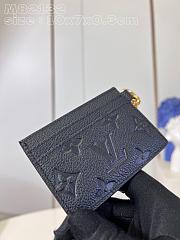 Louis Vuitton LV Card Holder Black 10.2x7.3x0.3cm - 4