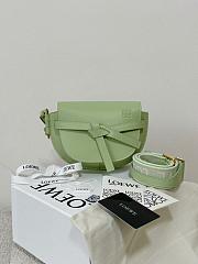 Loewe Mini Gate Dual Bag Soft Calfskin Green 21x12.5x9cm - 1