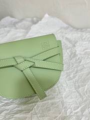 Loewe Mini Gate Dual Bag Soft Calfskin Green 21x12.5x9cm - 2