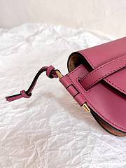 Loewe Mini Gate Dual Bag Soft Calfskin Pink 21x12.5x9cm - 2