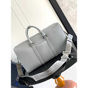 Dior by Birkenstock 1947 Signature Lingot 50 Duffle Bag Gray 50x25x21.5cm - 5