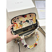 Dior Medium Lady D-Lite Bag Brocart Butterfly Embroidery 24cm - 6