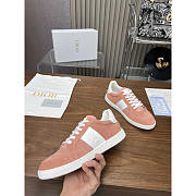 Dior Star Sneaker Suede Calfskin And Calfskin Pastel Pink - 4