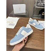 Dior Star Sneaker Suede Calfskin And Calfskin Blue - 2