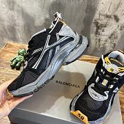 Balenciaga Runner Trainer Black Yellow Sneaker - 4