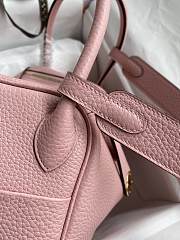 Hermes Lindy Bag Pink Gold 26cm - 4