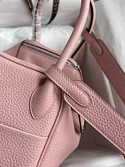 Hermes Lindy Bag Pink Silver 26cm - 5