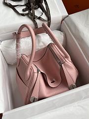 Hermes Lindy Bag Pink Silver 26cm - 2