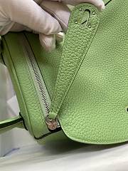 Hermes Lindy Bag Green Silver 26cm - 5