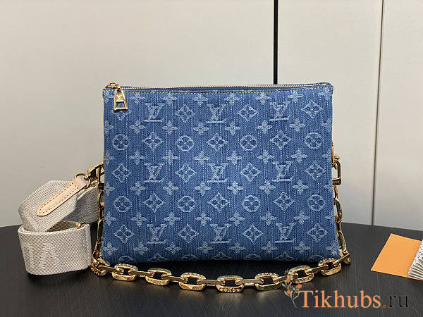 Louis Vuitton LV Coussin PM Denim Blue 26 x 20 x 12 cm - 1